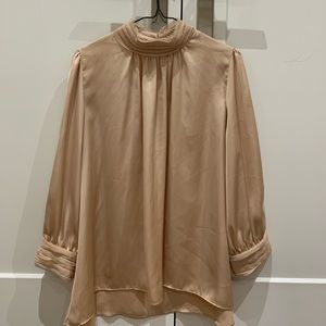 Zara Mock-Neck Blouse😍